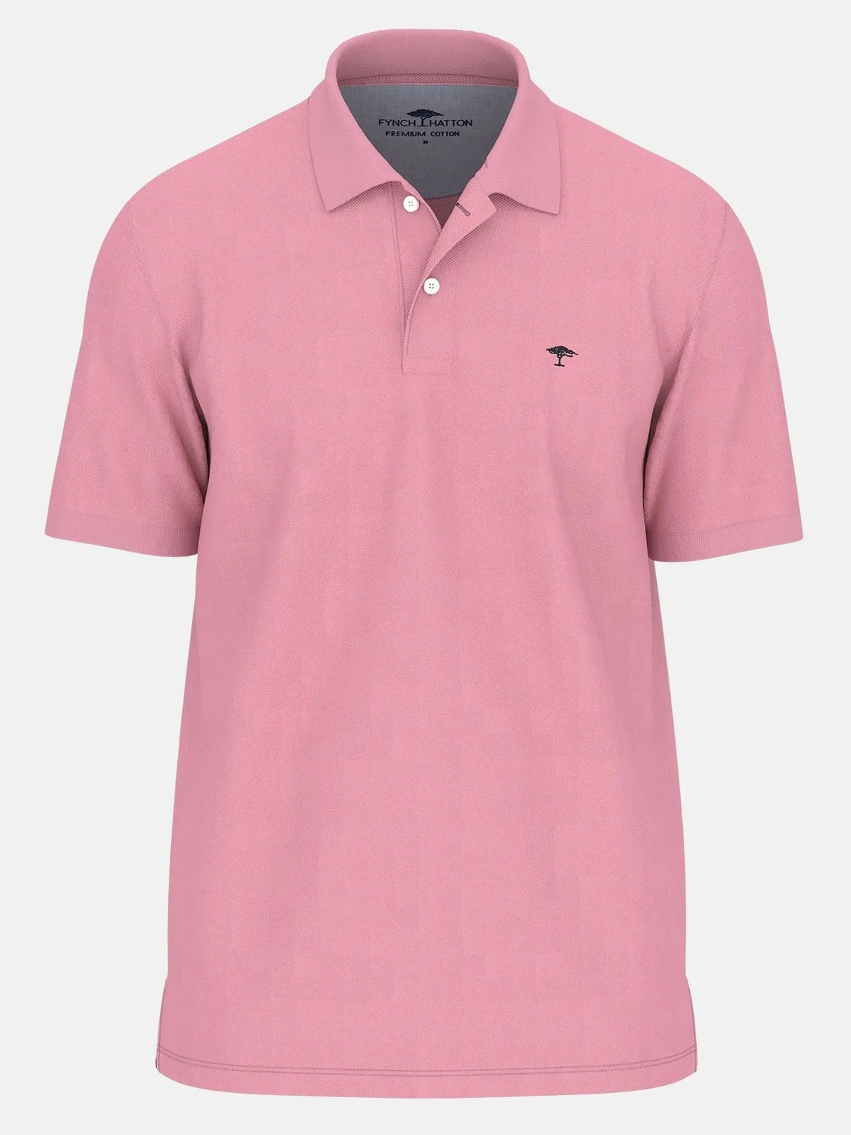 50% OFF FYNCH HATTON Pique Polo Shirt - Men's Supima Cotton – Peony - Size: SMALL