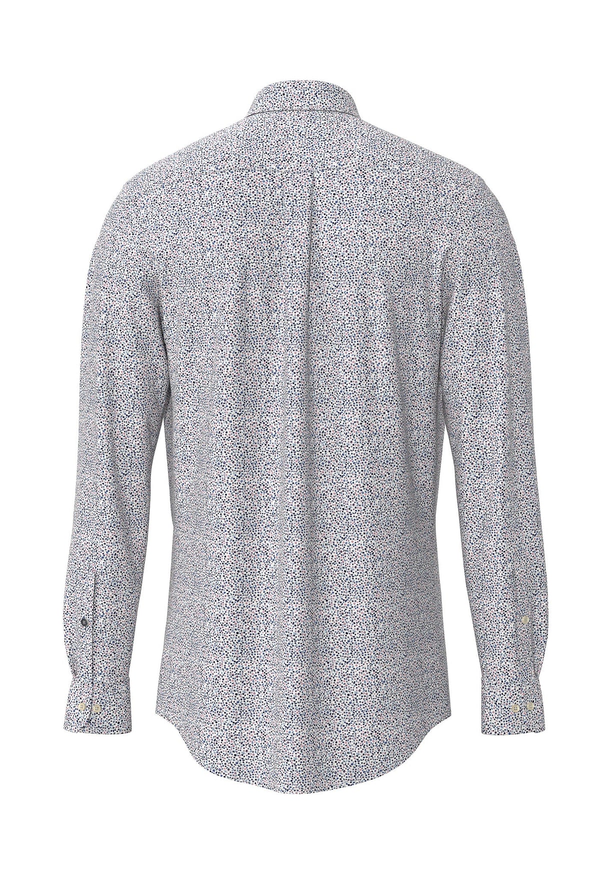 FYNCH HATTON Pure Cotton Shirt - Men's – Minimal Pattern Peony