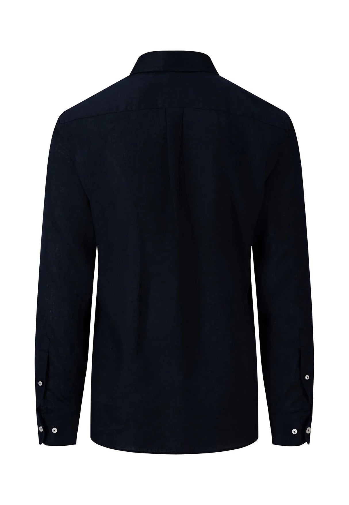 FYNCH HATTON Pure Linen Shirt - Men's – Navy Fynch Hatton