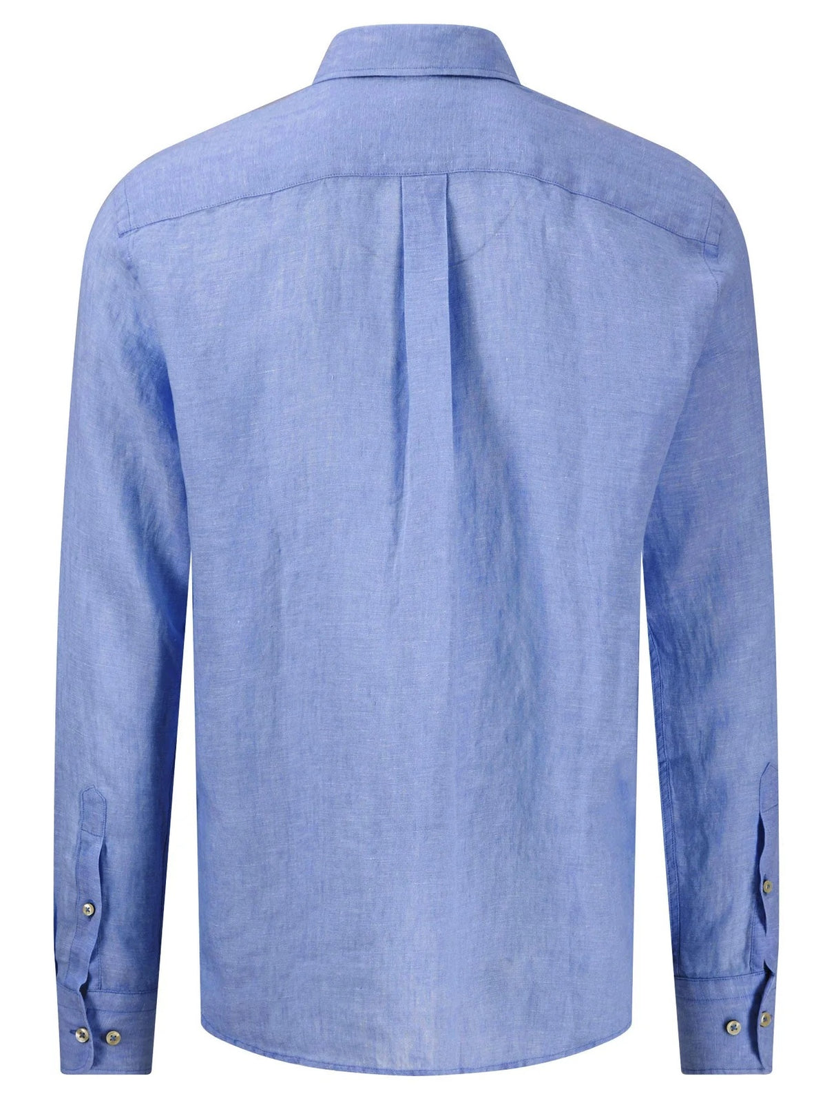 60% OFF FYNCH HATTON Pure Linen Shirt - Men's – Strong Blue - Size: SMALL
