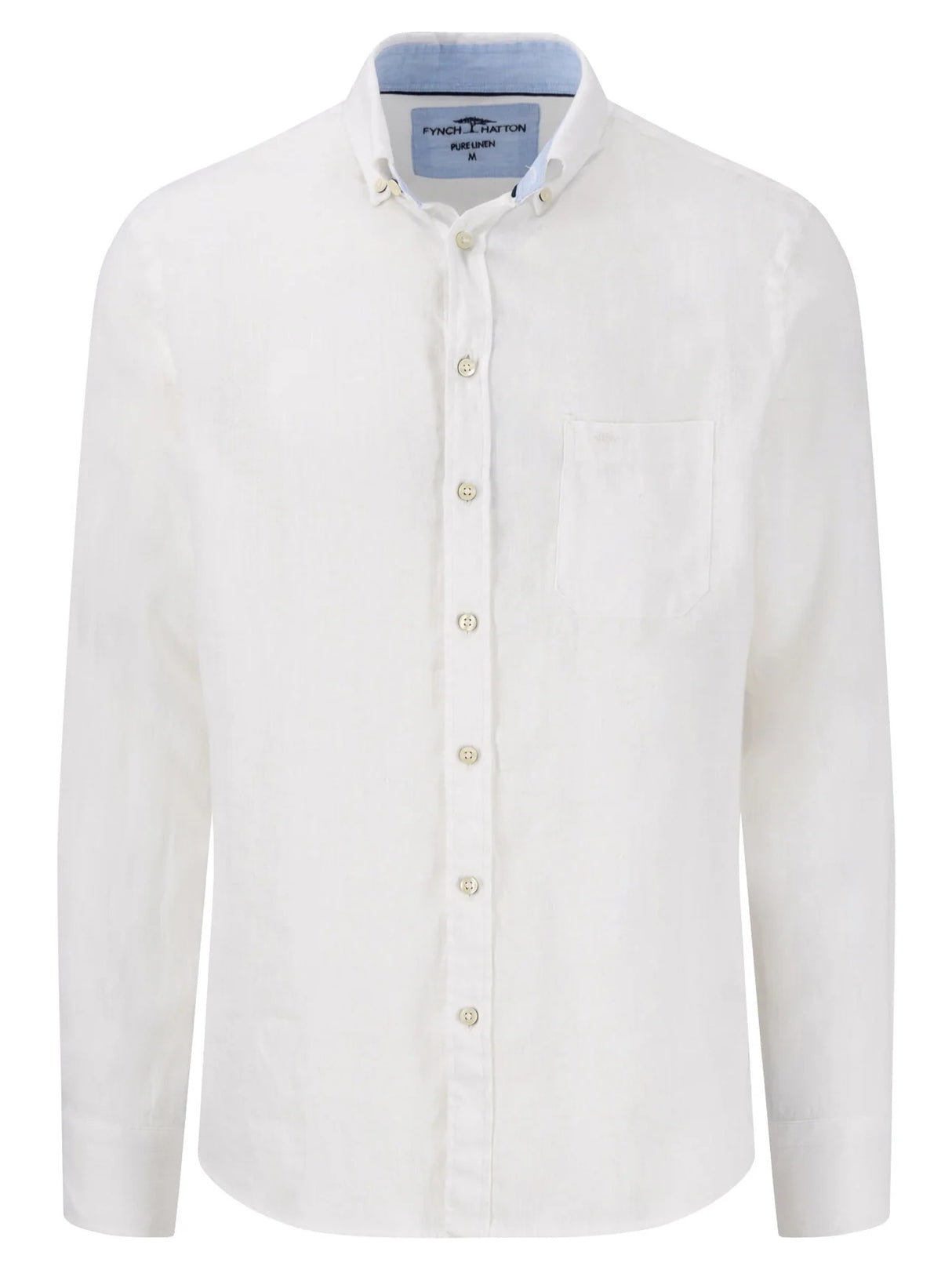 40% OFF - FYNCH HATTON Pure Linen Shirt - Men's – White - Sizes: SMALL, MEDIUM & 2XL
