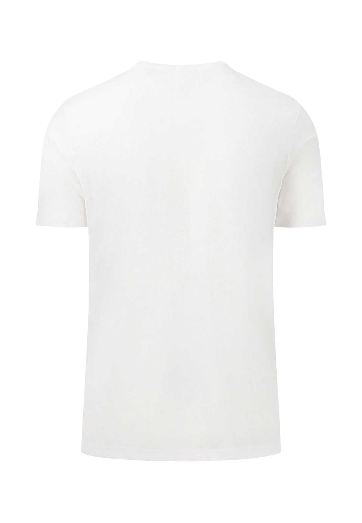 FYNCH HATTON T-Shirt - Men's Round Neck – White Fynch Hatton