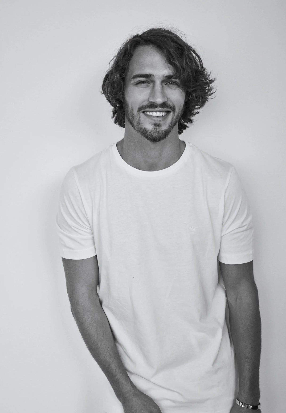 FYNCH HATTON T-Shirt - Men's Round Neck – White Fynch Hatton