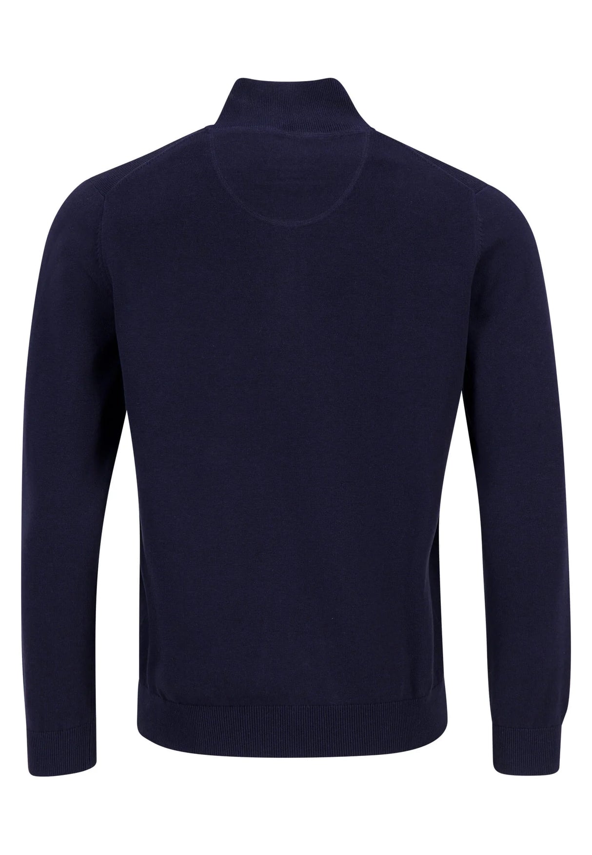 FYNCH HATTON Troyer 1/4 Zip Sweatshirt - Men's – Navy