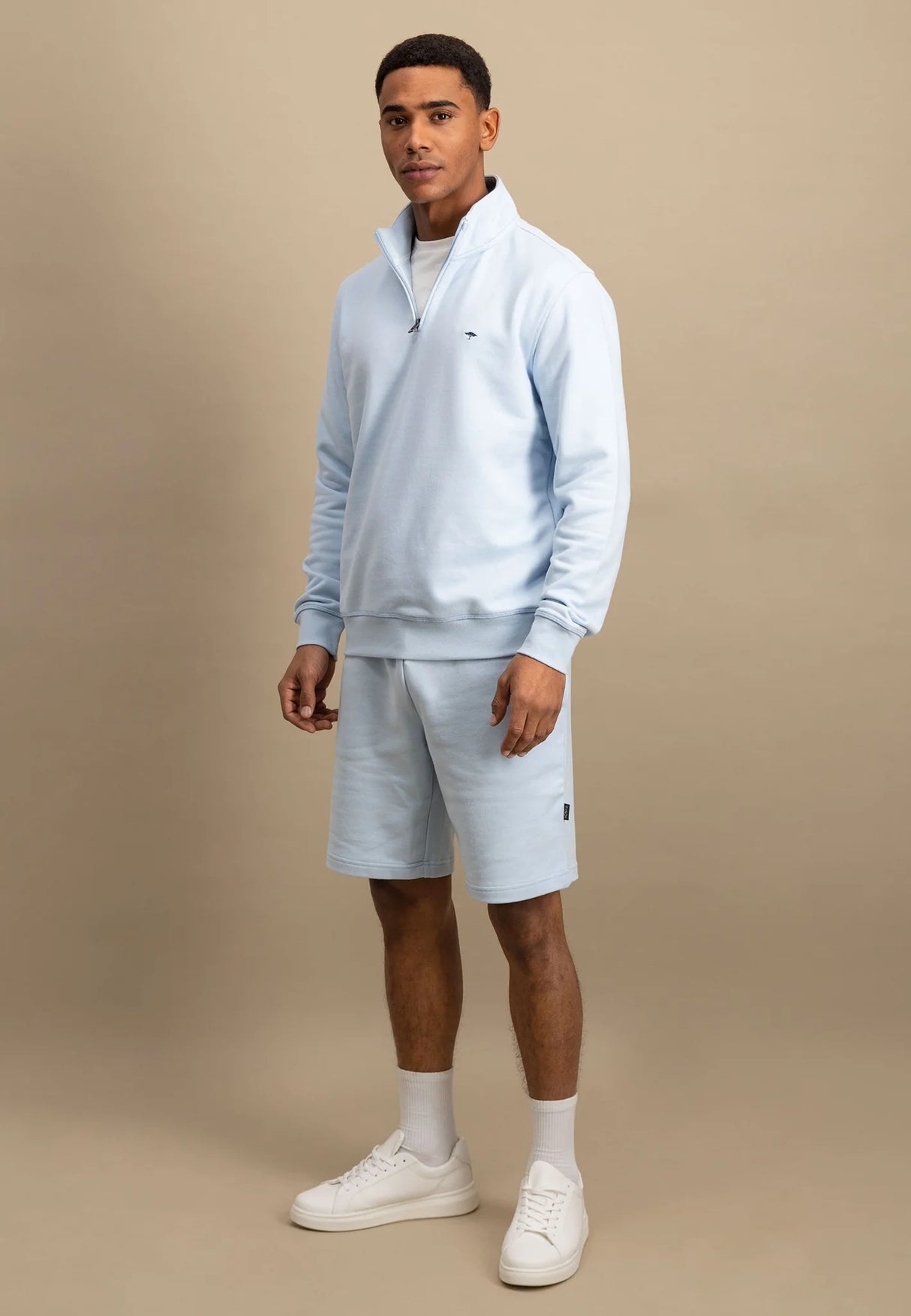 FYNCH HATTON Troyer 1/4 Zip Sweatshirt - Men's Soft Cotton – Summer Breeze