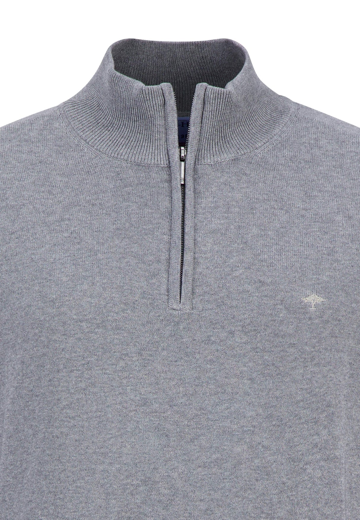 FYNCH HATTON Troyer 1/4 Zip Soft Cotton Knit - Men's – Steel Fynch Hatton