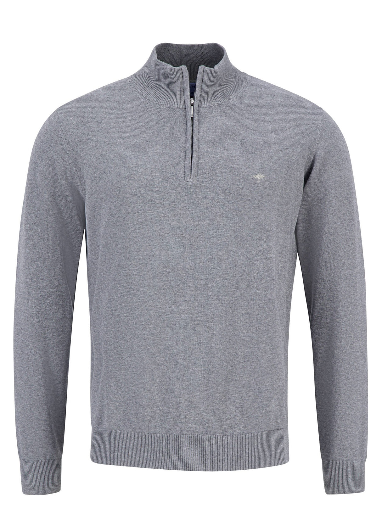 FYNCH HATTON Troyer 1/4 Zip Soft Cotton Knit - Men's – Steel Fynch Hatton