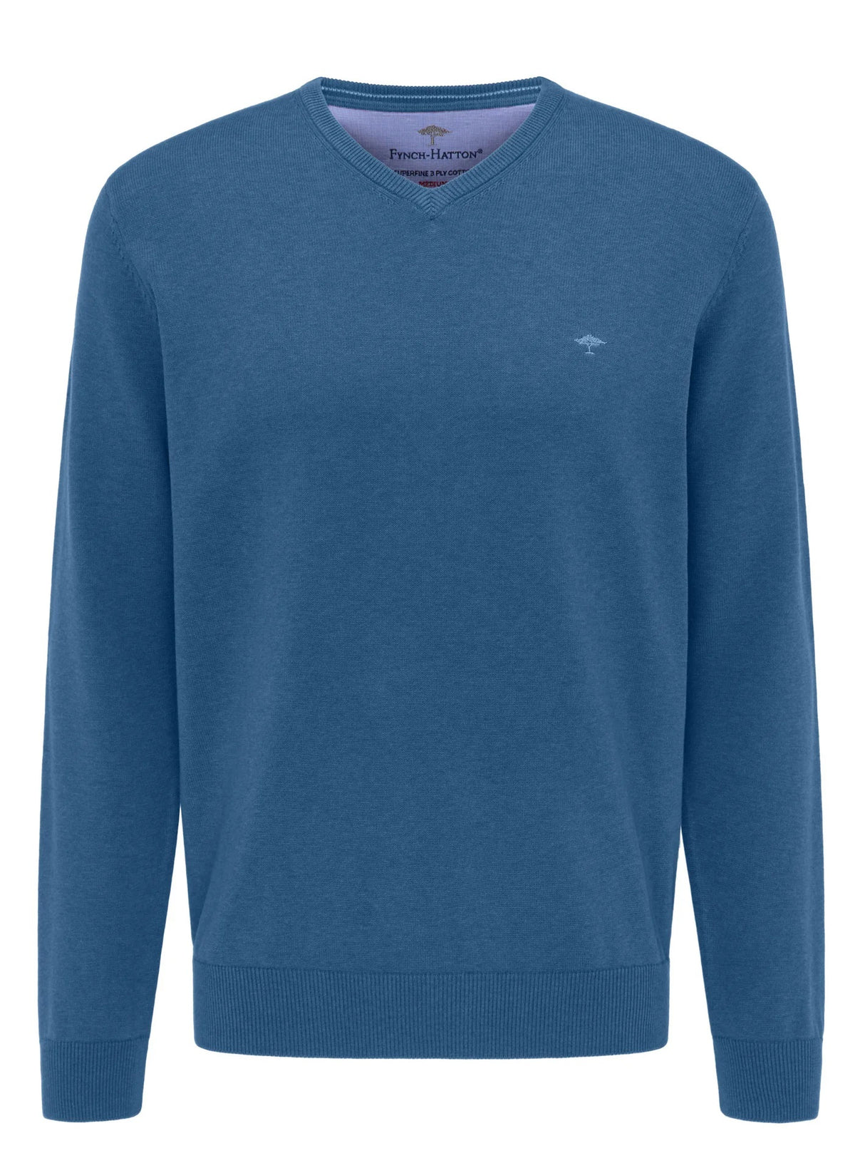 FYNCH HATTON V-Neck Sweater - Men's Fine Knit – Azure Fynch Hatton