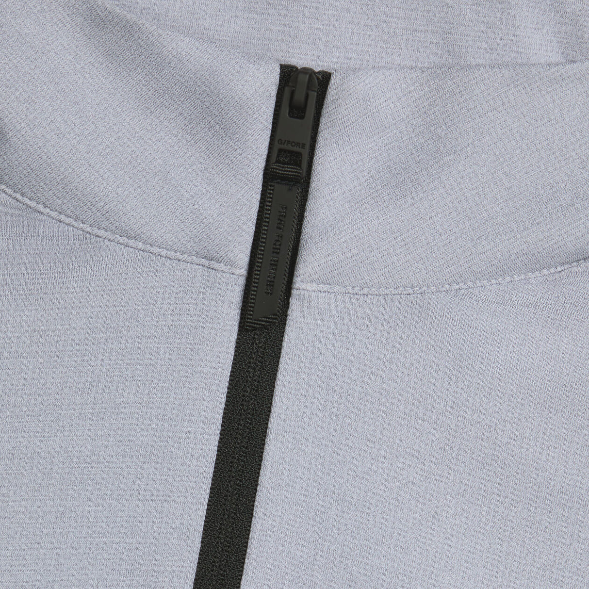G/FORE Brushed Back Tech Quarter Zip Pullover - Men's 4-Way Stretch - Light Grey Melange
