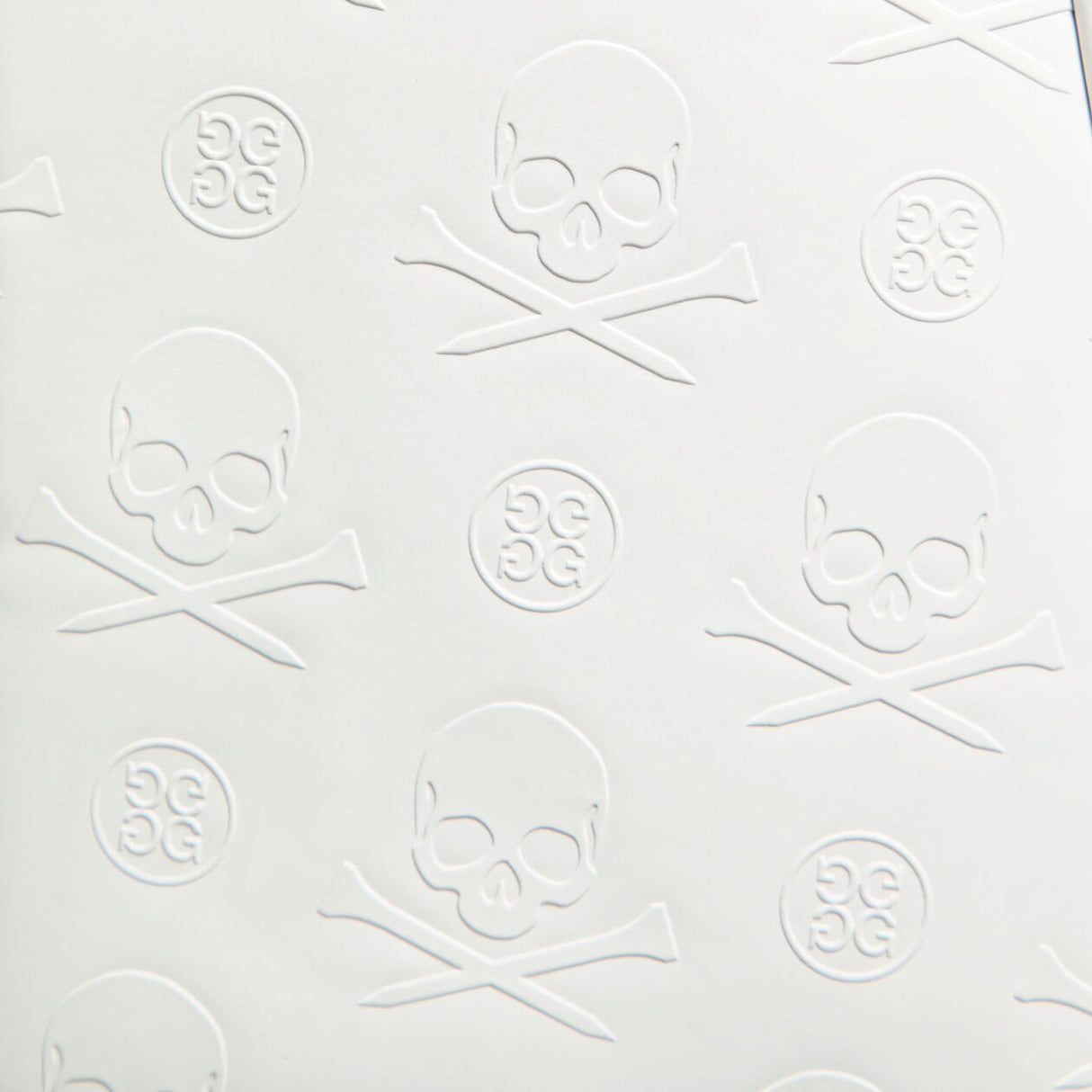 G/FORE Daytona Plus Carry Golf Bag – Stand Bag – Embossed Skull & Tees - Snow