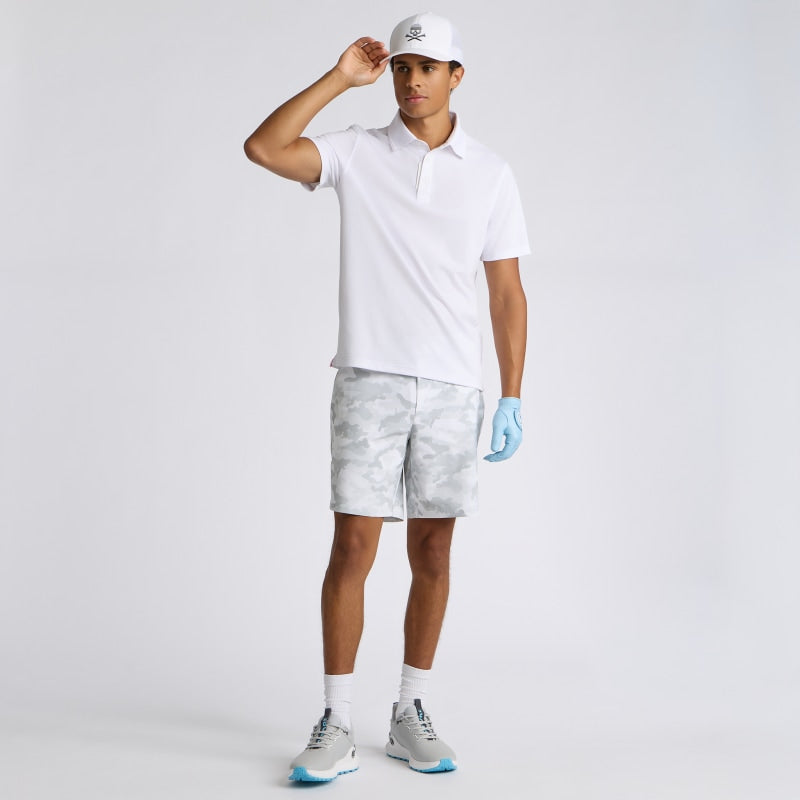 G/FORE Essential Performance Piqué Polo Shirt in Snow – image 2