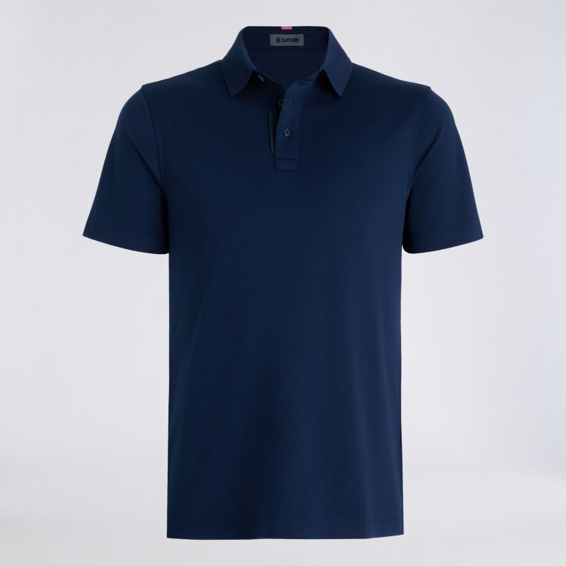 G/FORE Essential Performance Piqué Polo Shirt in Twilight Navy