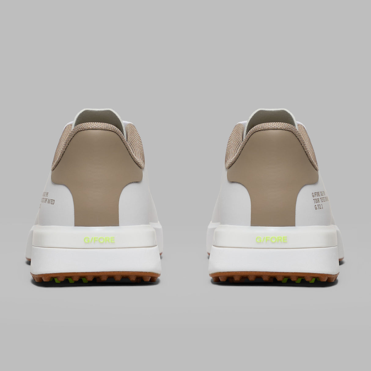 G/FORE G.112 Men’s Spikeless Golf Shoes - Snow / Dune