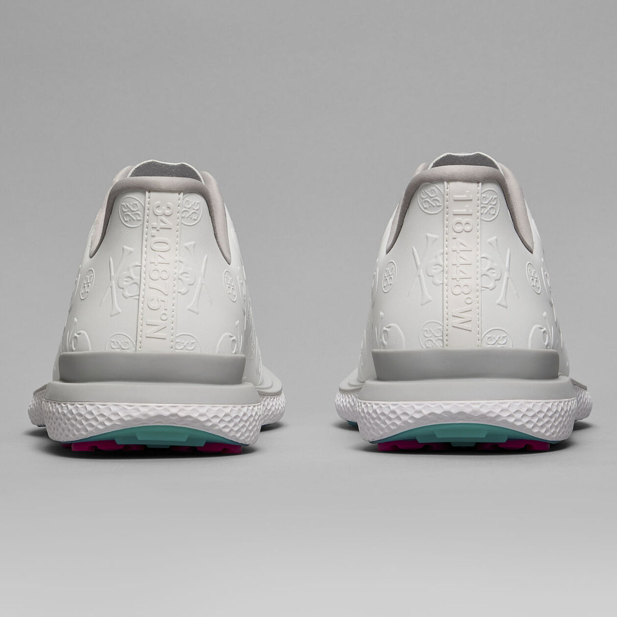 G/FORE Gallivan2R Men’s Golf Shoes - Embossed Skull & Tees - Snow / Nimbus