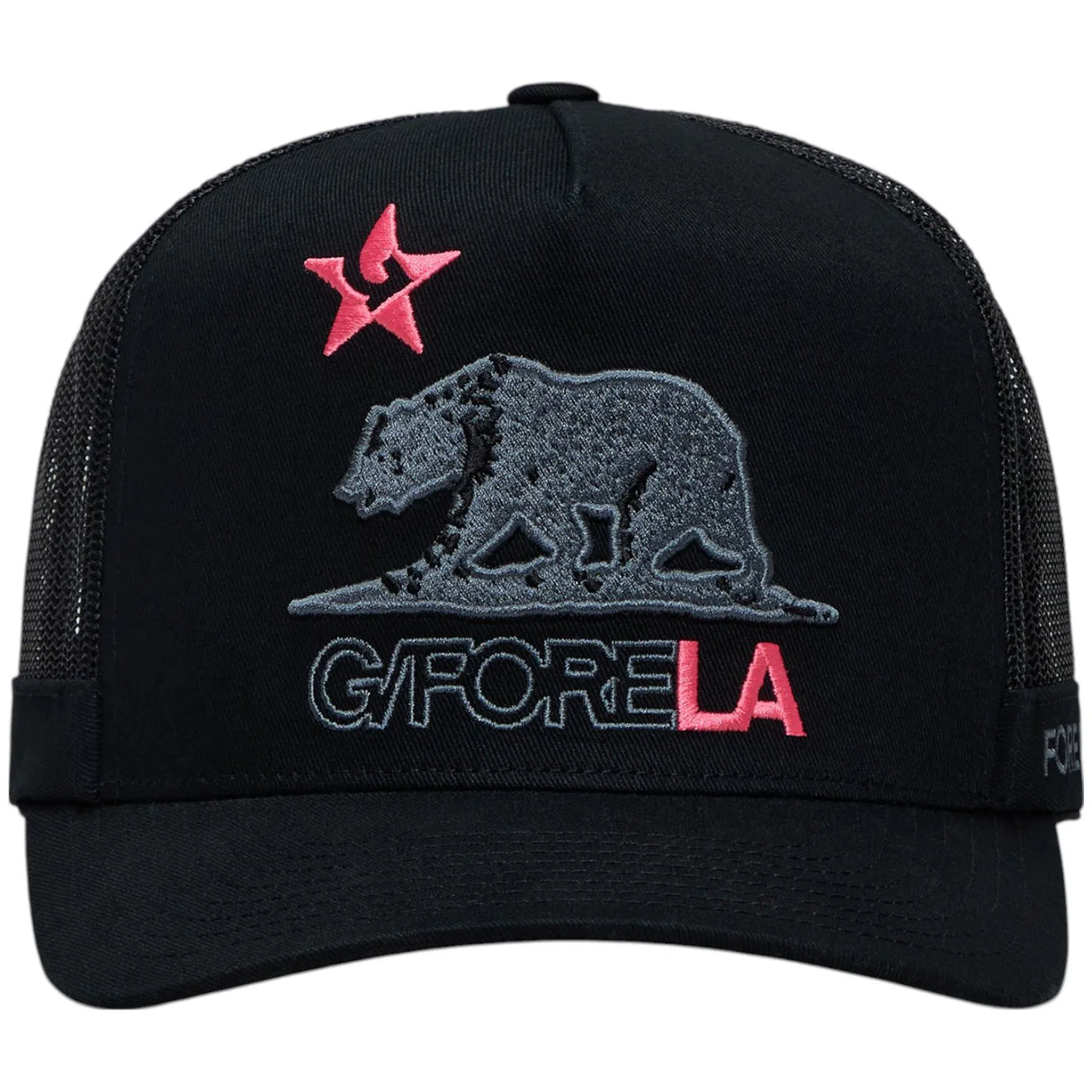 G/FORE LA Cali Bear Trucker Cap - Onyx