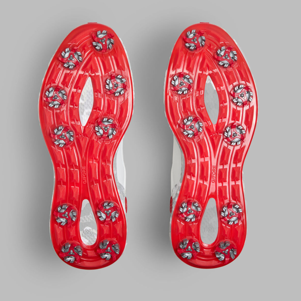 G/FORE MG4+ O2 G/Lock Softspike Men’s Golf Shoes – Camo Mid Sole - Snow / Charcoal