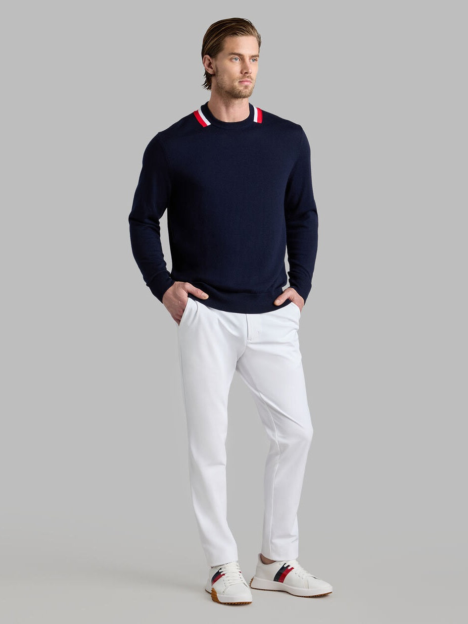 G/FORE Tour 5 Pocket Stretch Trousers – Men’s Technical Straight Leg – Snow