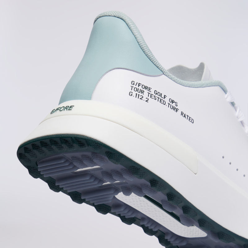 G/FORE G.112 Men’s Spikeless Golf Shoes – Snow / Light Sage – Image 2