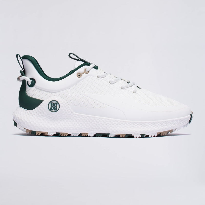 G/FORE MG4+ O2 Perforated Men’s Spikeless Golf Shoes – Snow / Pine – Image 3