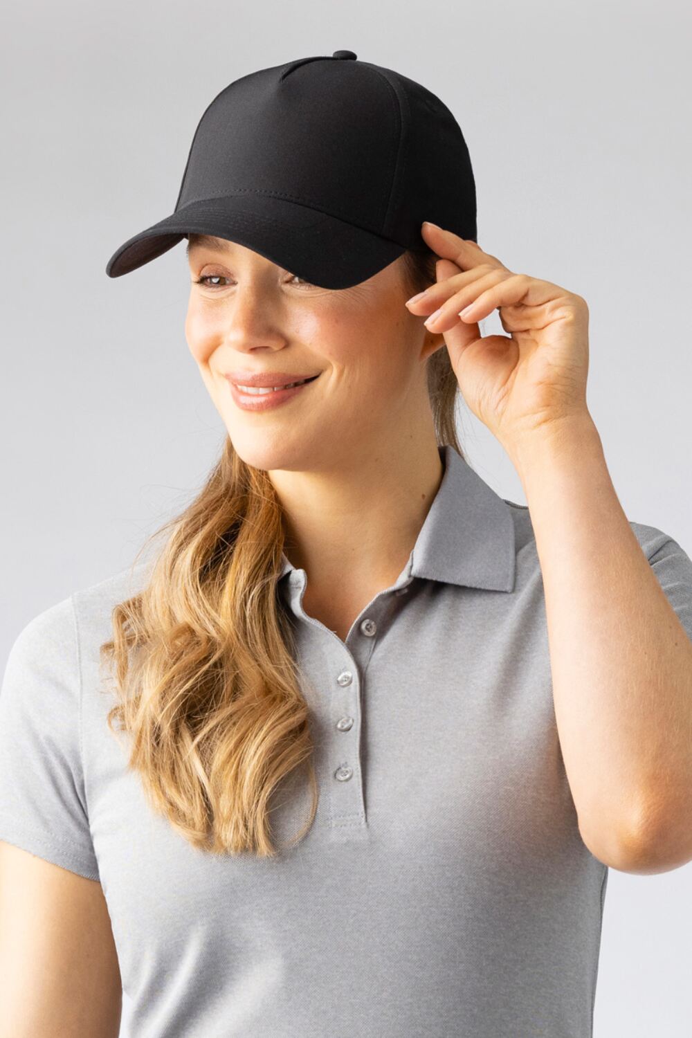 GLENMUIR Cowan Golf Cap - Black Glenmuir