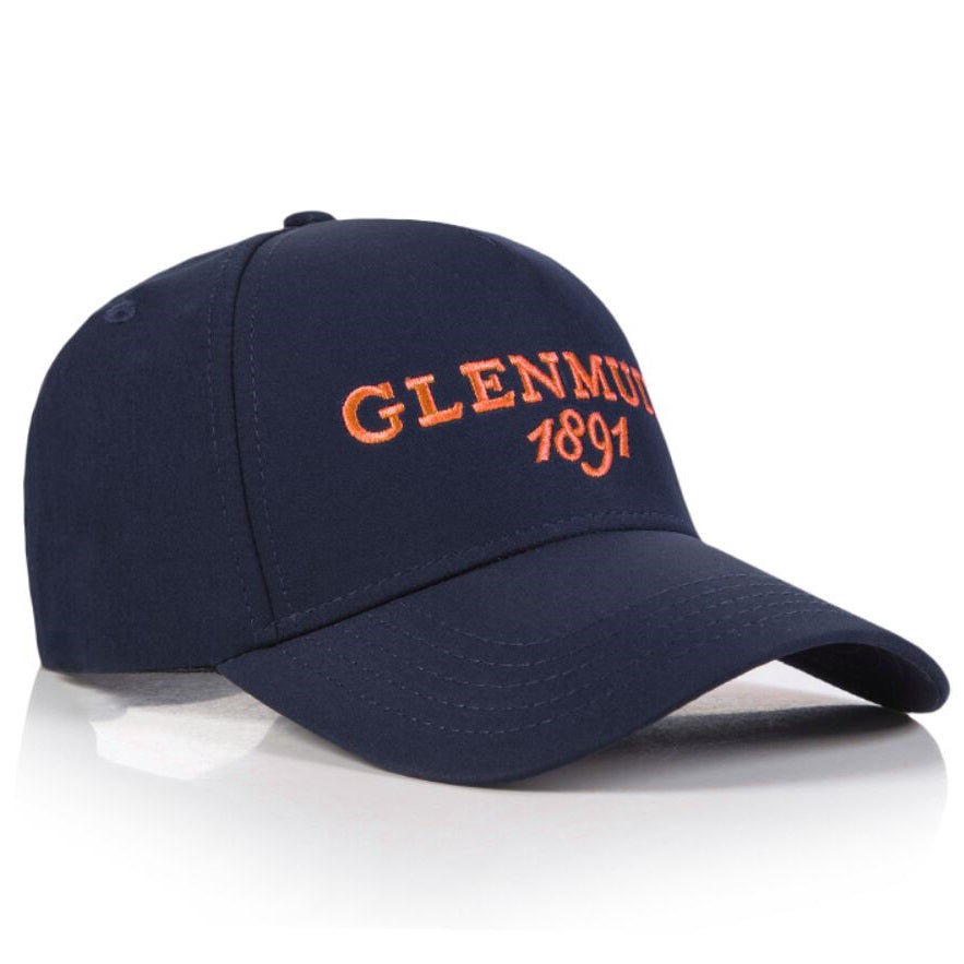 GLENMUIR Cowan Logo Golf Cap - Navy / Apricot Glenmuir