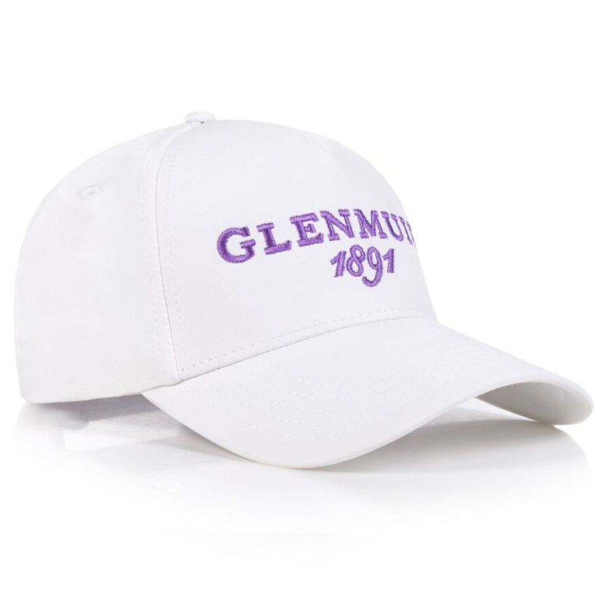 GLENMUIR Cowan Logo Golf Cap - White / Amethyst Glenmuir