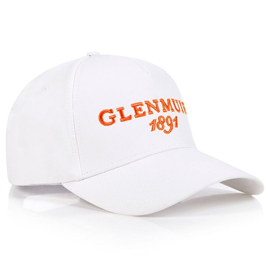 GLENMUIR Cowan Logo Golf Cap - White / Apricot Glenmuir