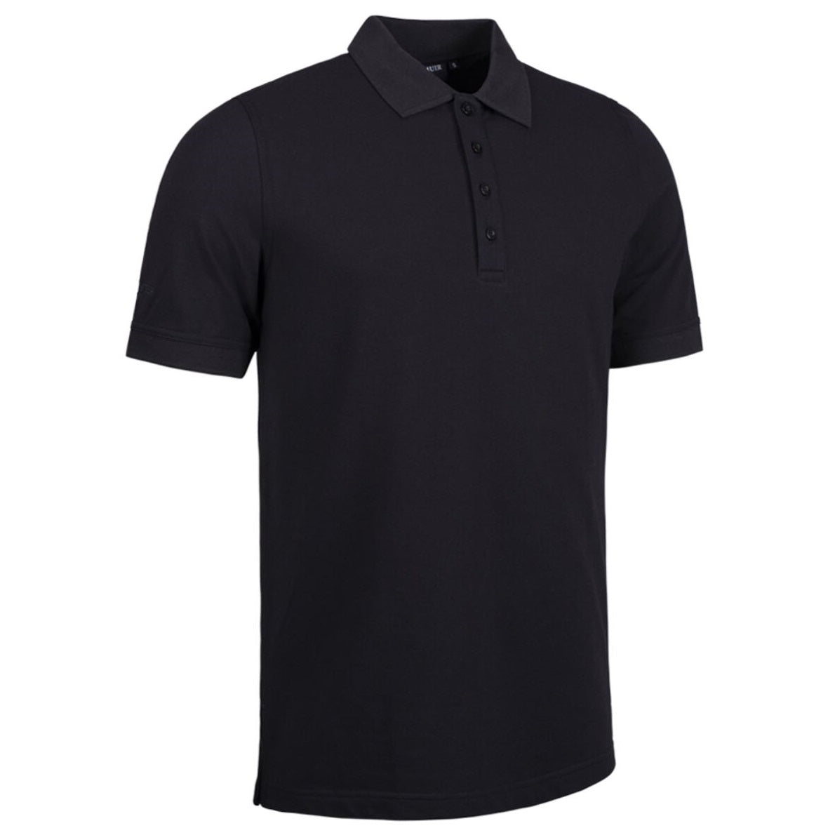 GLENMUIR Kinloch Cotton Pique Polo Shirt - Mens - Black Glenmuir