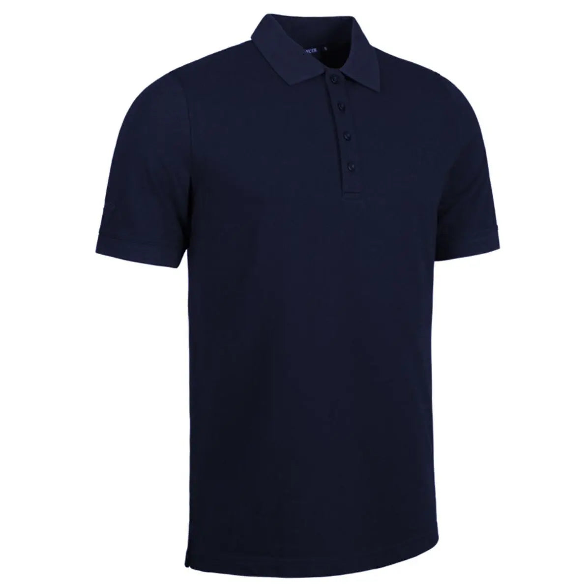 GLENMUIR Kinloch Cotton Pique Polo Shirt - Mens - Navy Glenmuir
