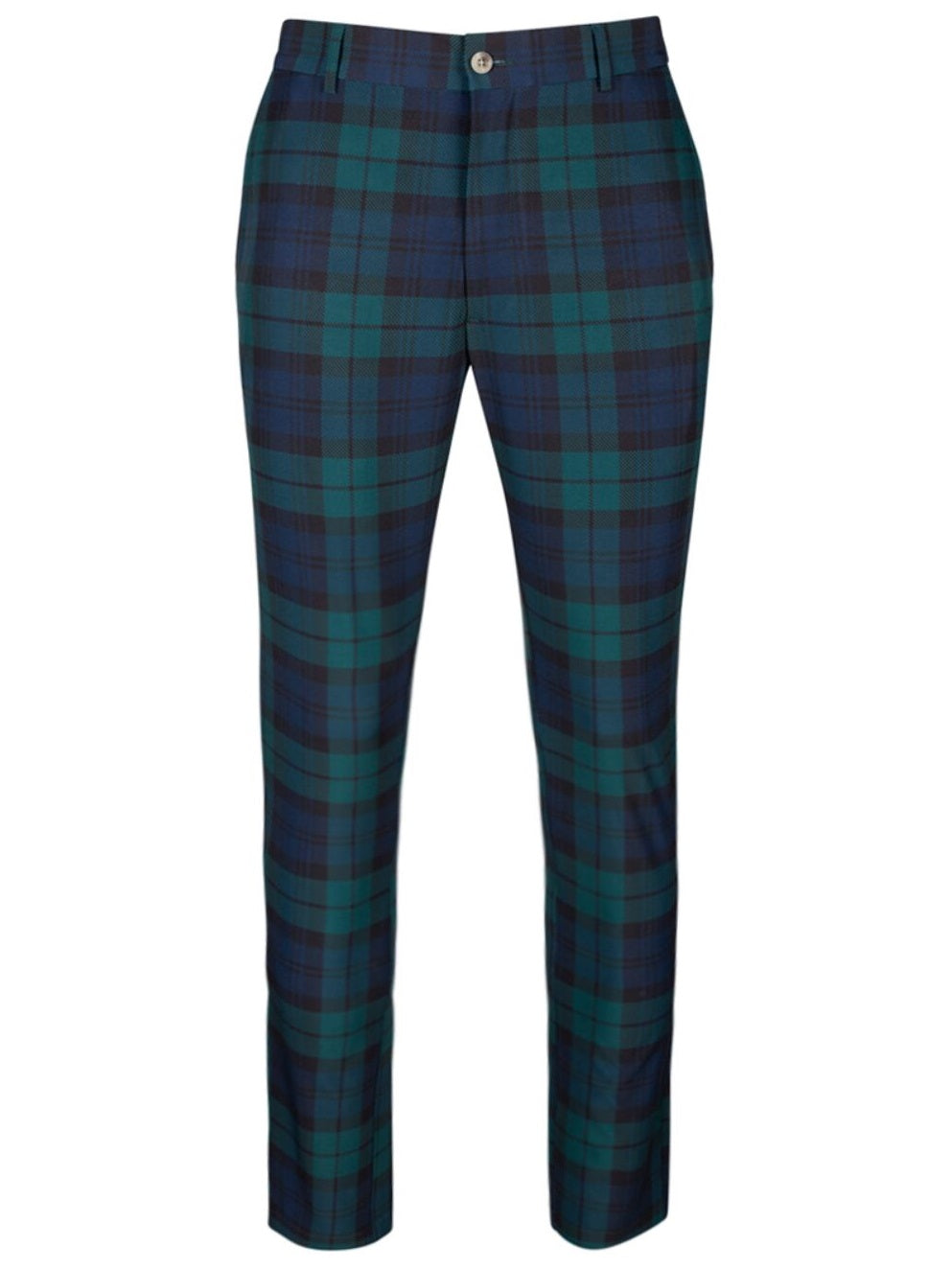GLENMUIR Men’s Ross Lightweight Stretch Golf Trousers – Tartan