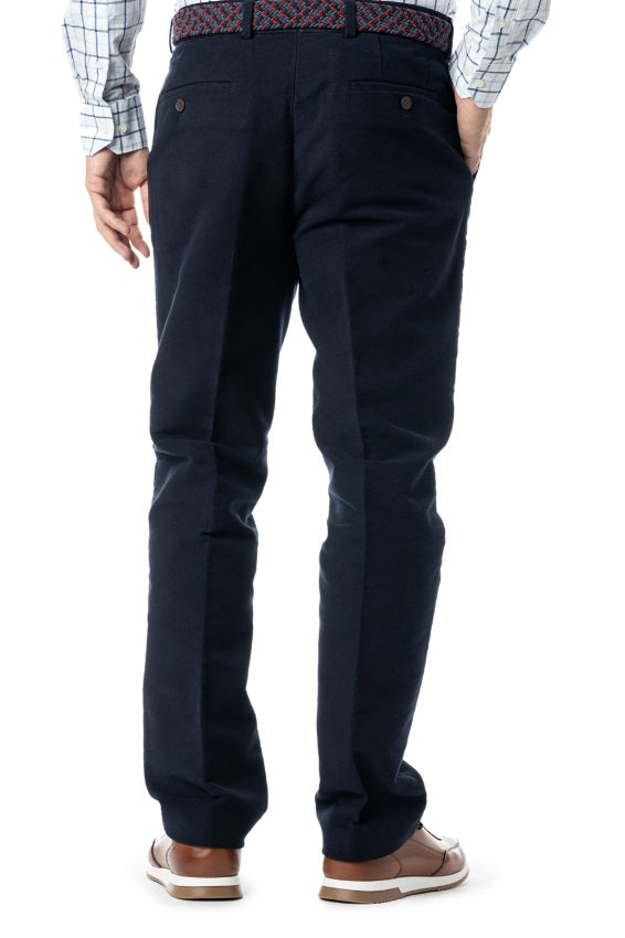 GURTEEN Epsom Moleskin Trousers - Navy Gurteen
