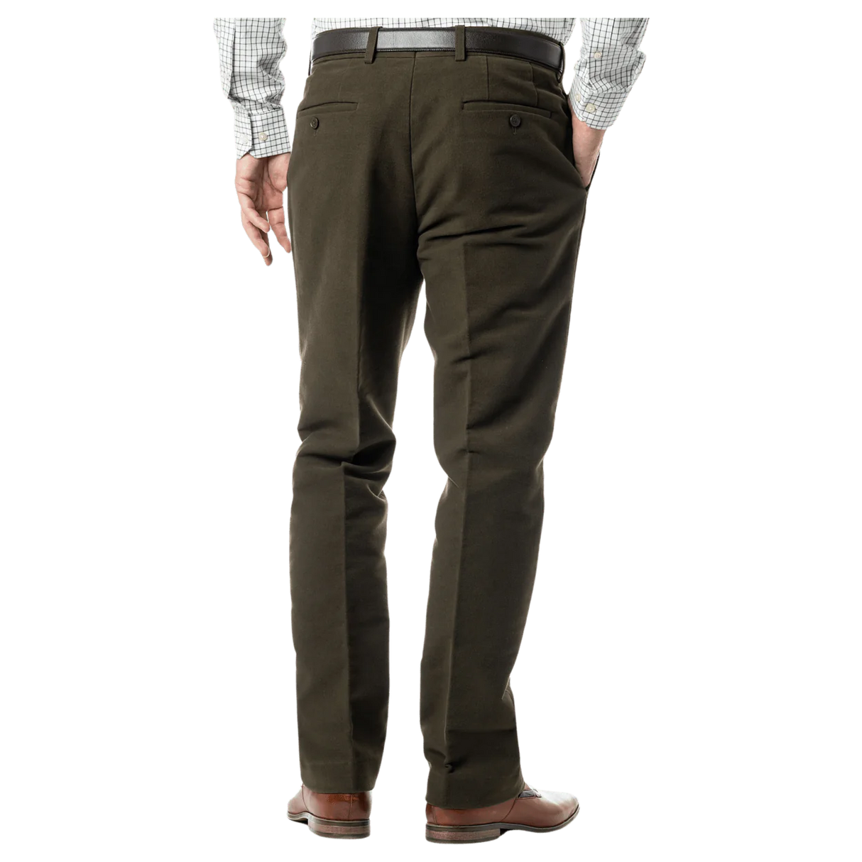 GURTEEN Epsom Moleskin Trousers - Olive Gurteen