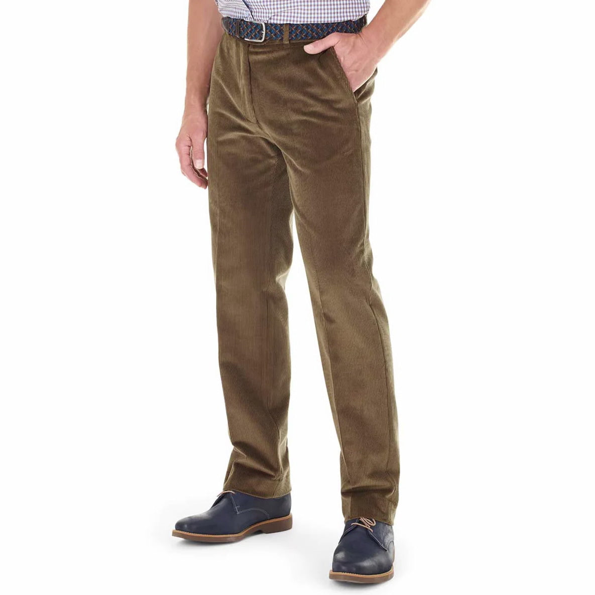 GURTEEN Verona Stretch Cord Trousers - Suede Gurteen