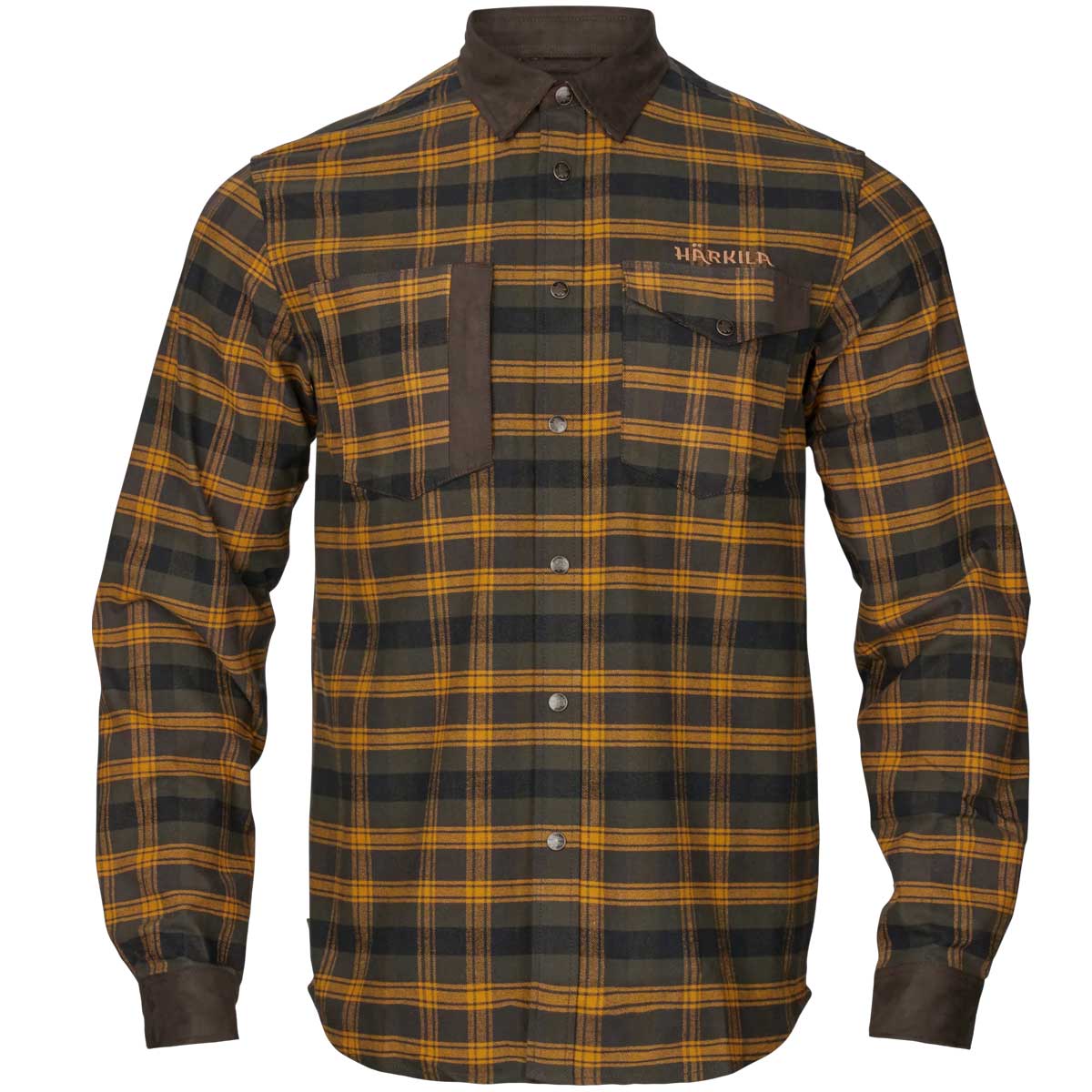 HARKILA Aivak Soft Brushed Shirt - Mens - Buckthorn Brown