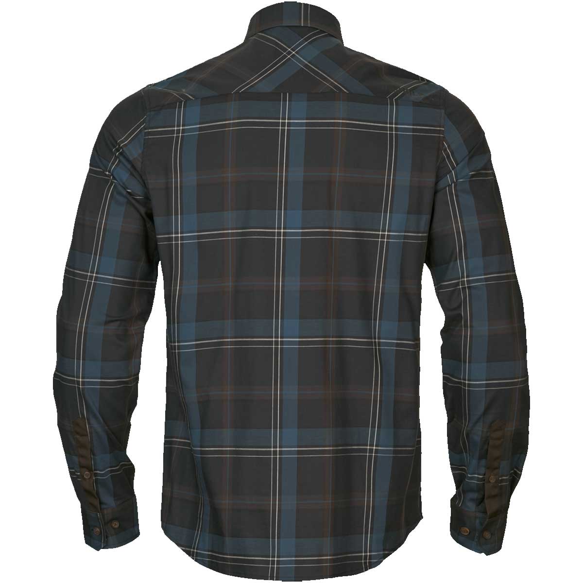 HARKILA Anker Shirt - Mens - Dark Navy Check