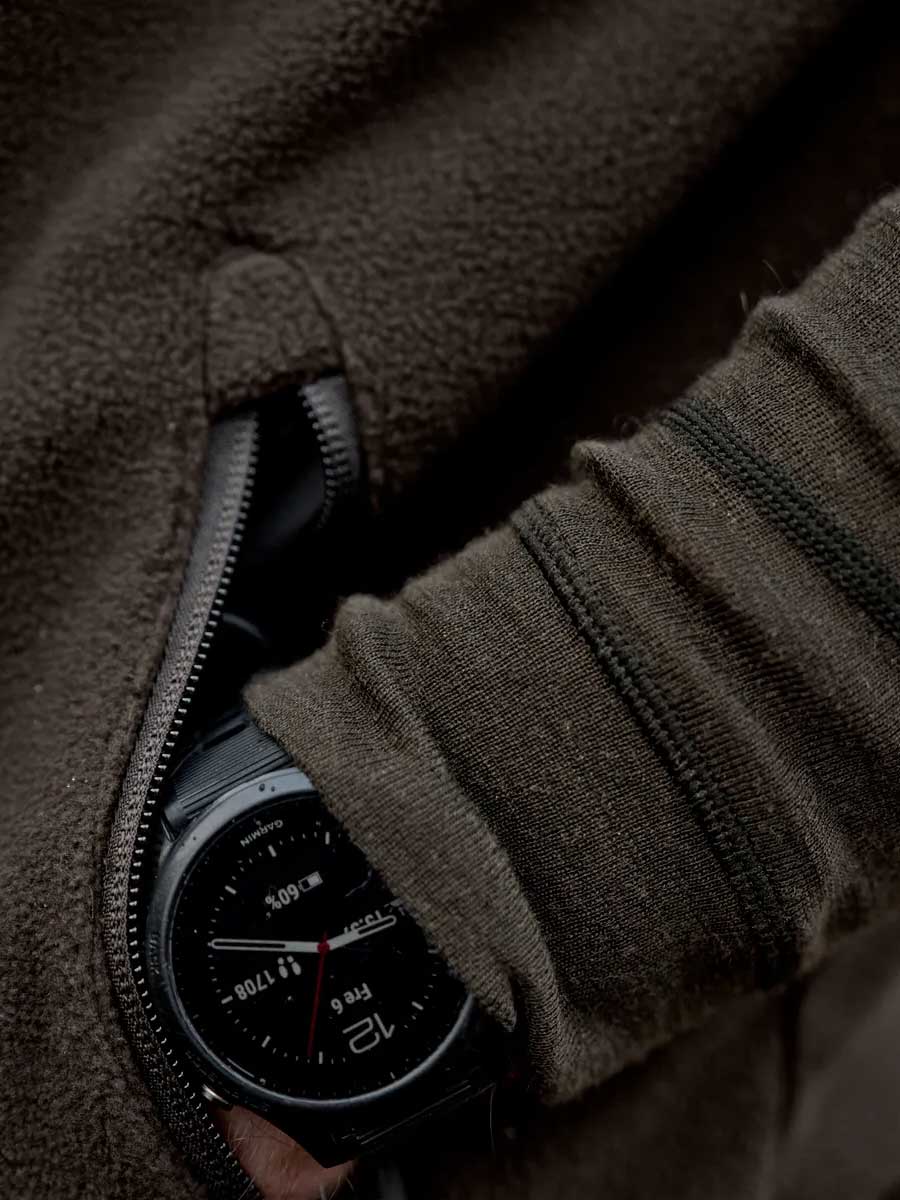 HARKILA Aspire Fleece Waistcoat - Mens - Shadow Brown