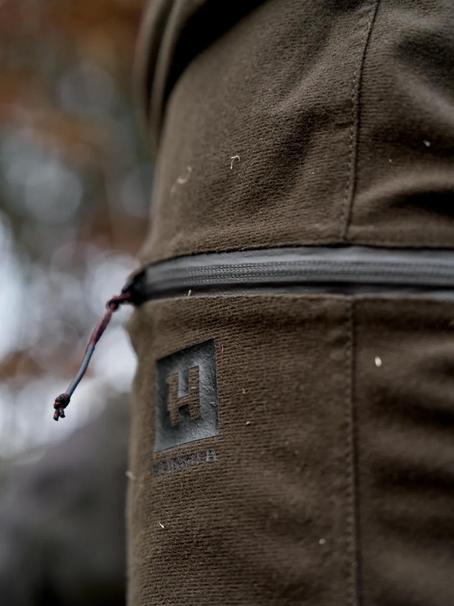 HARKILA Aspire HWS Waterproof Trousers - Mens - Hunting Green / Shadow Brown