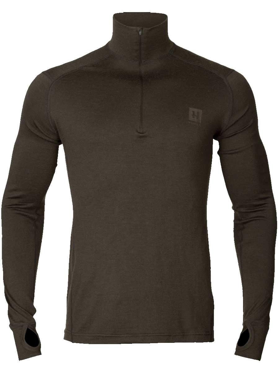 HARKILA Base All Season Half Zip - Mens - Shadow Brown