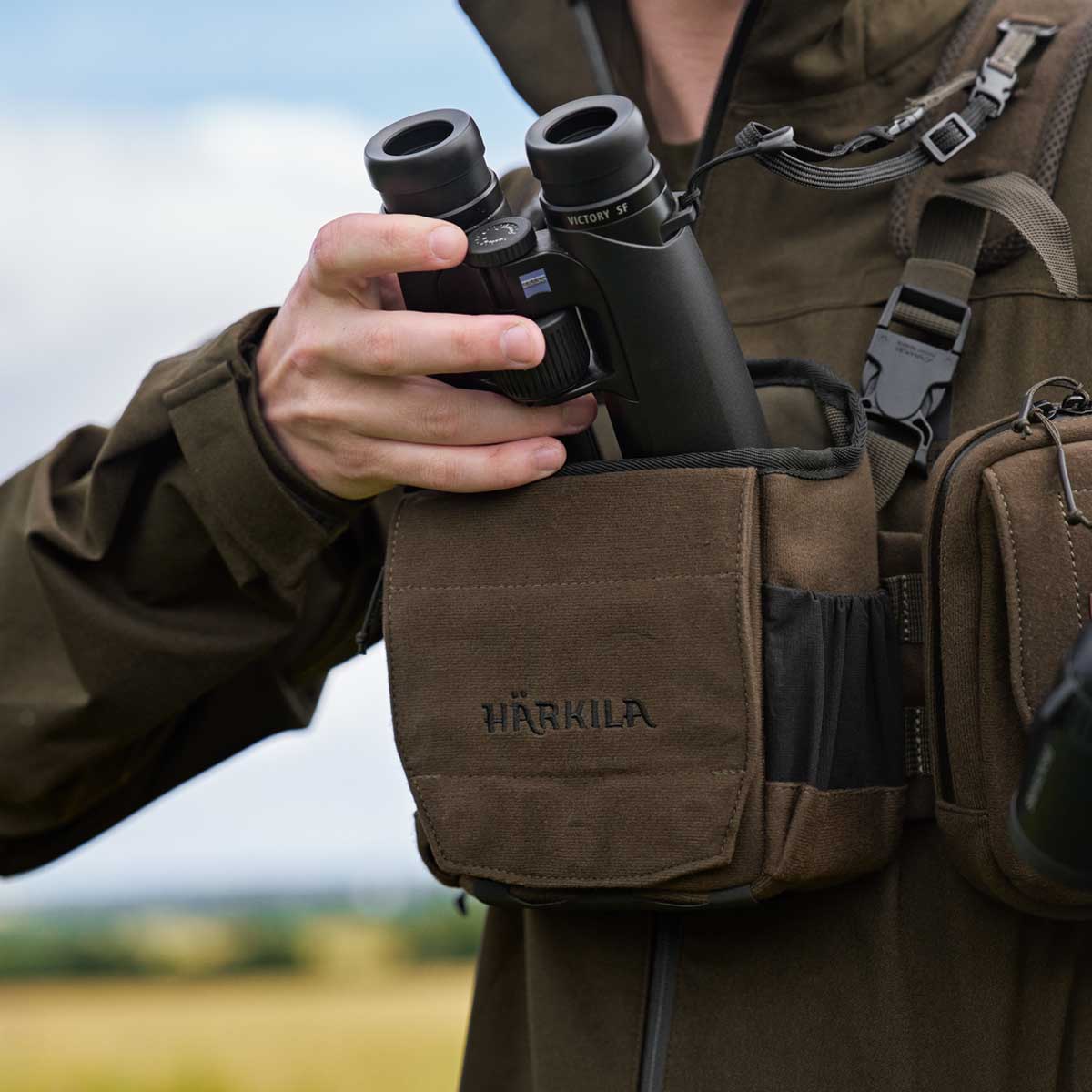 HARKILA Binocular Harness - Willow Green