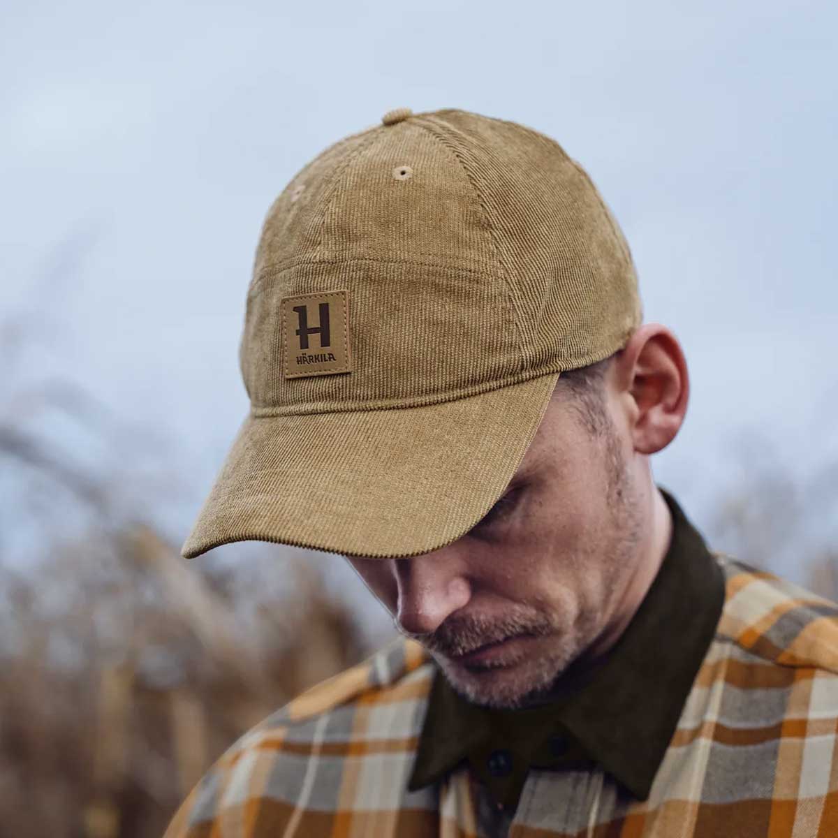 HARKILA Corduroy Cap - Elmwood