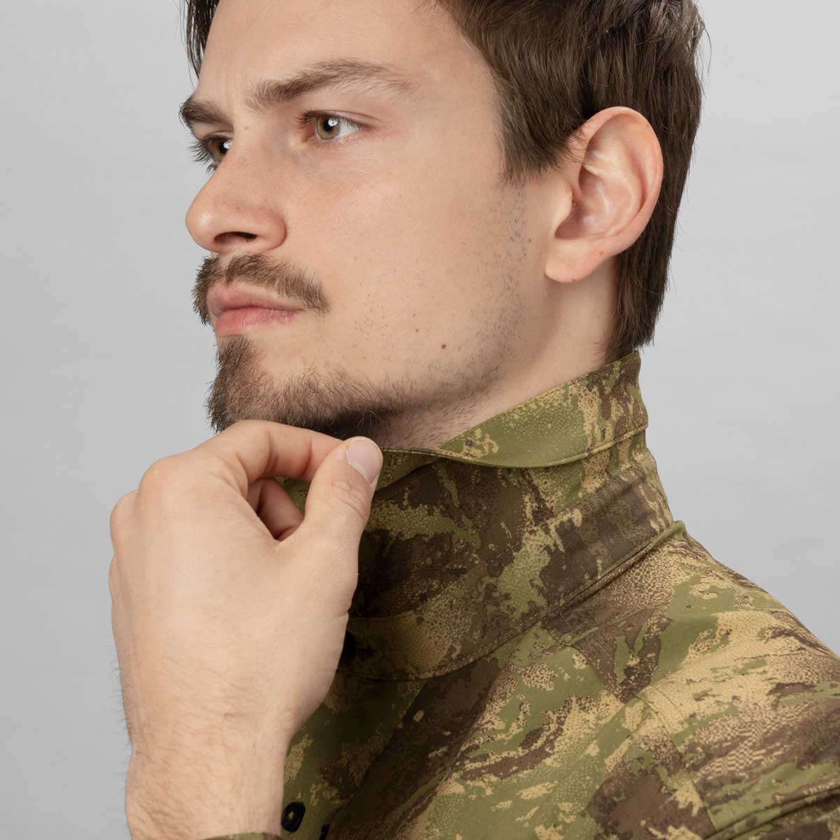 HARKILA Deer Stalker Camo Long Sleeve Shirt - Mens - AXIS MSP Forest Green