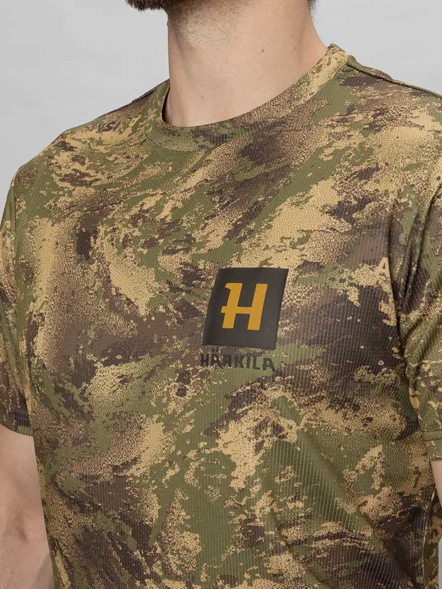 HARKILA Deer Stalker Camo T-Shirt - Mens - AXIS MSP Forest green
