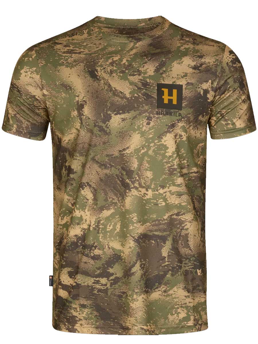 HARKILA Deer Stalker Camo T-Shirt - Mens - AXIS MSP Forest green