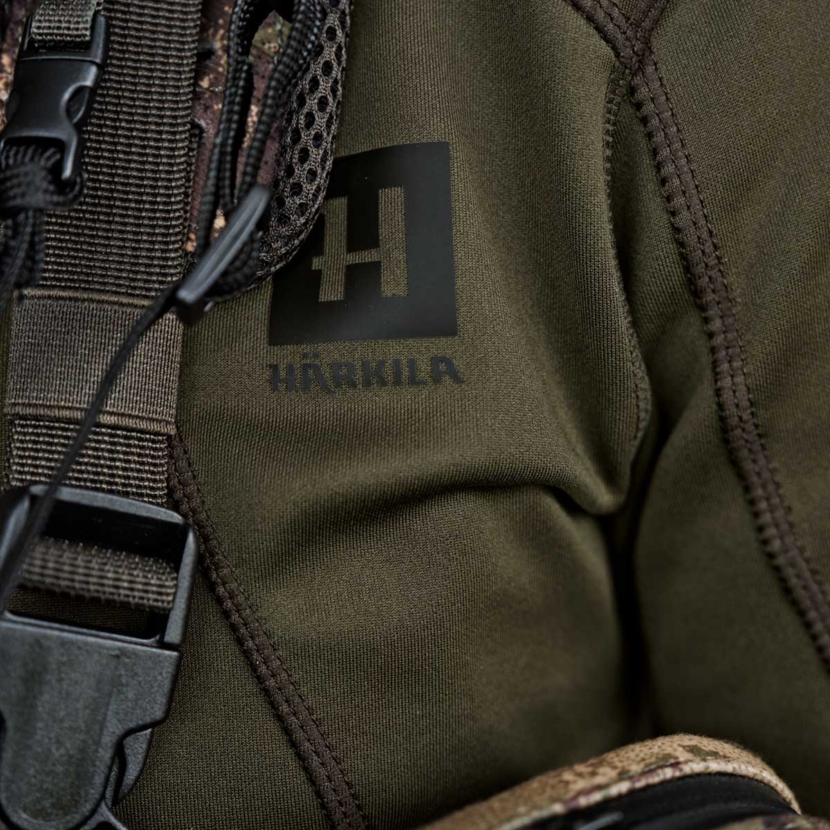 HARKILA Deer Stalker Full-zip Fleece Hoodie - Mens - Willow Green