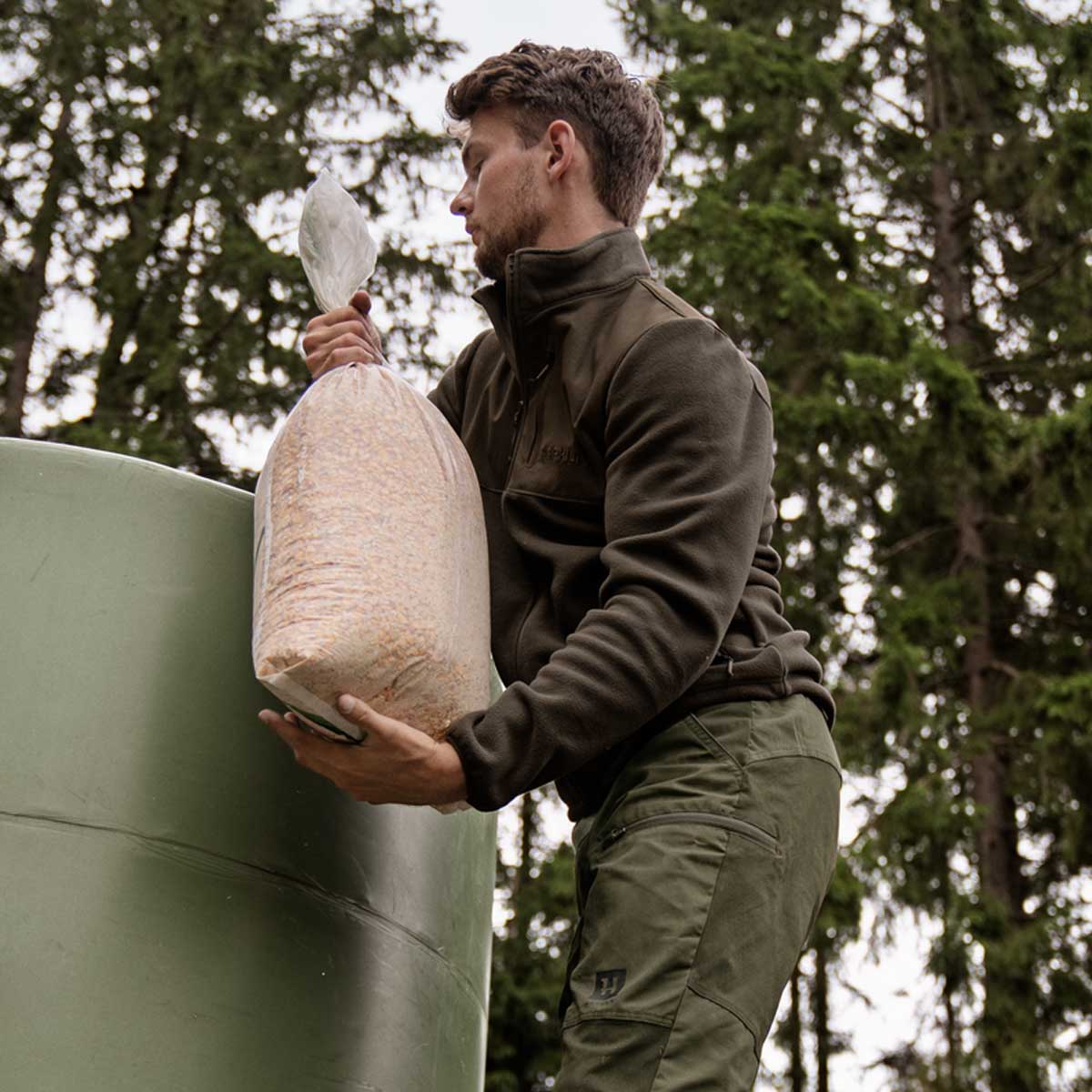 HARKILA Fjell Fleece Jacket - Mens - Shadow Brown