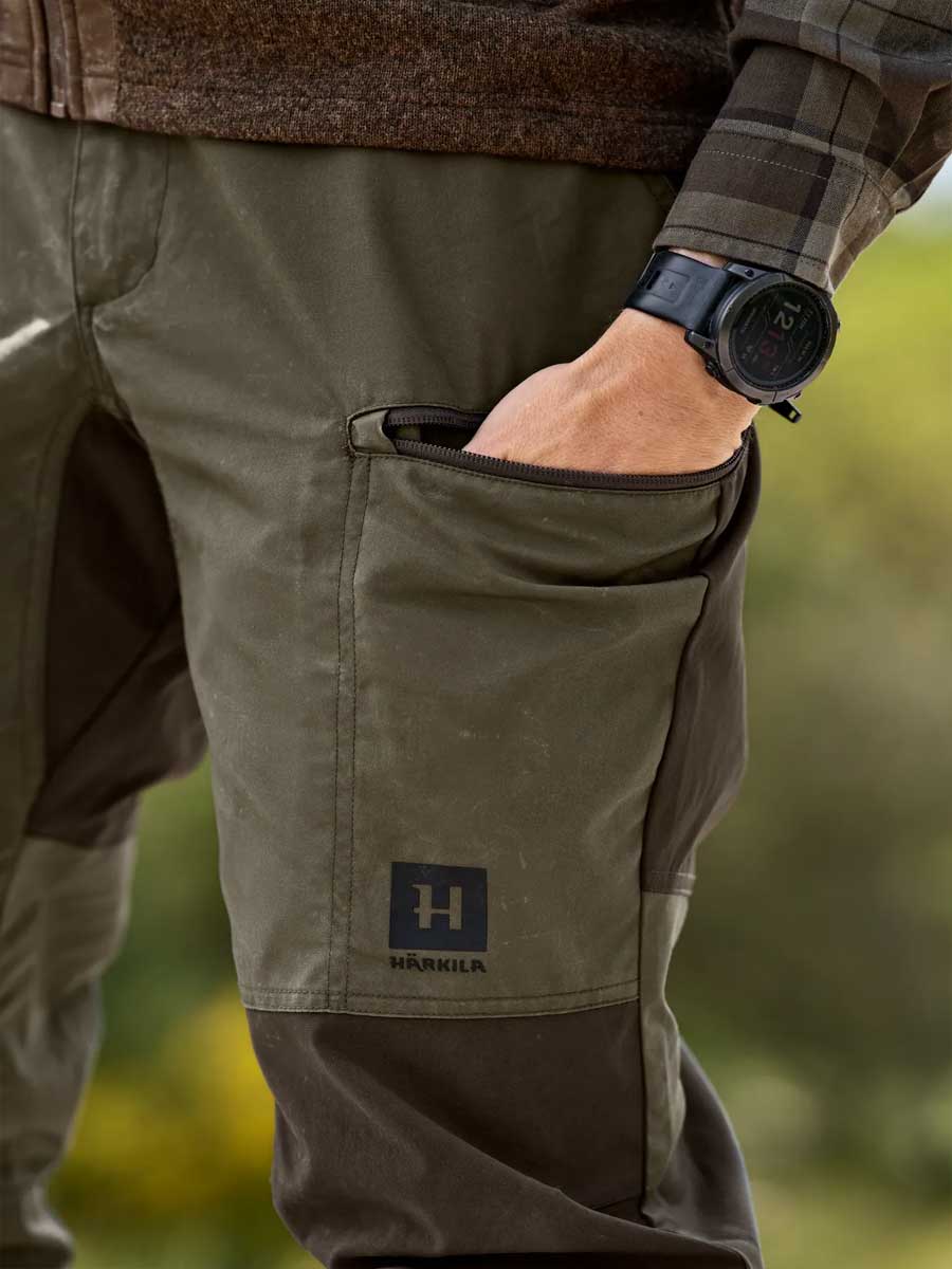 HARKILA Fjell Trousers - Mens - Grape Leaf / Willow Green