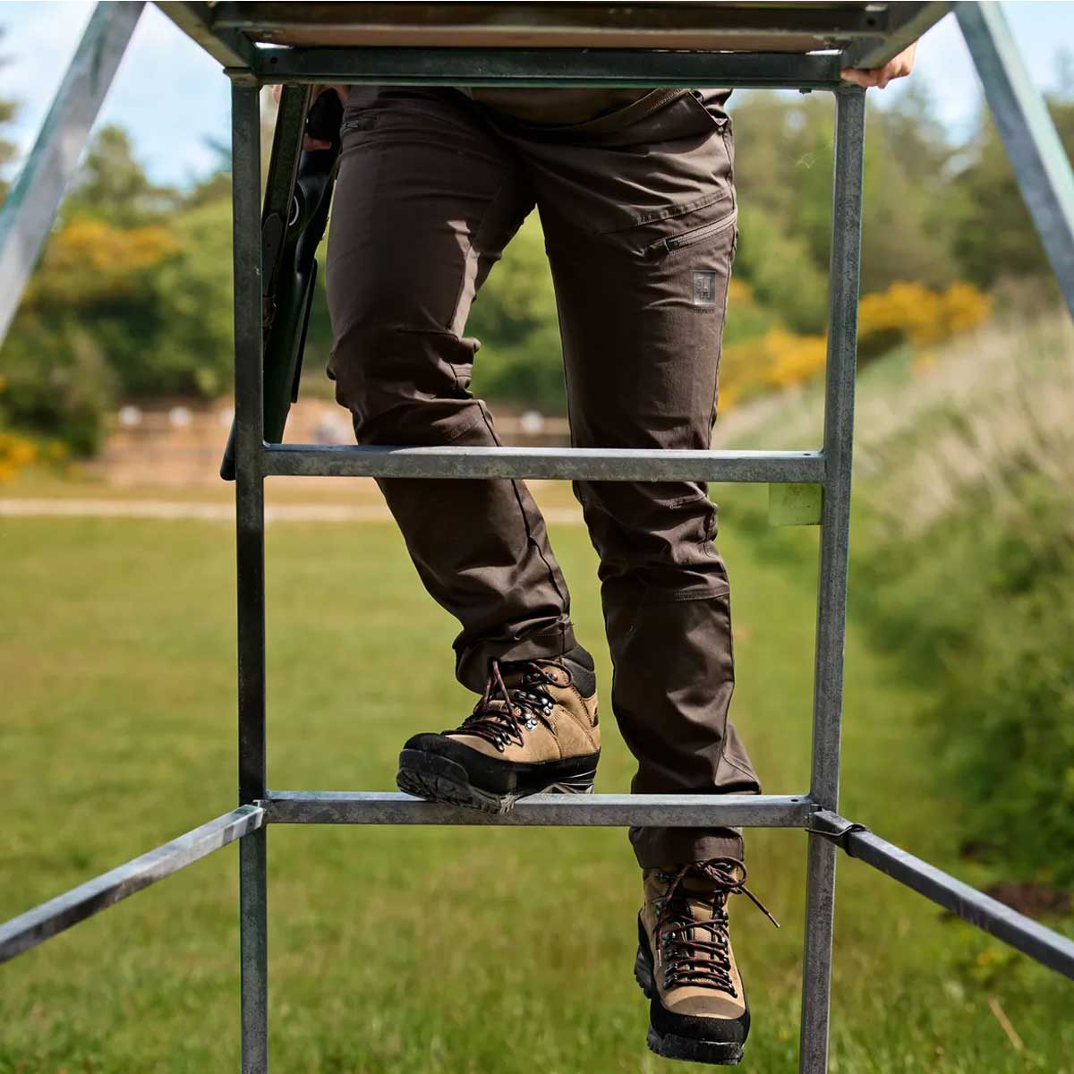 HARKILA Fjell Trousers - Womens - Shadow Brown - lifestyle view