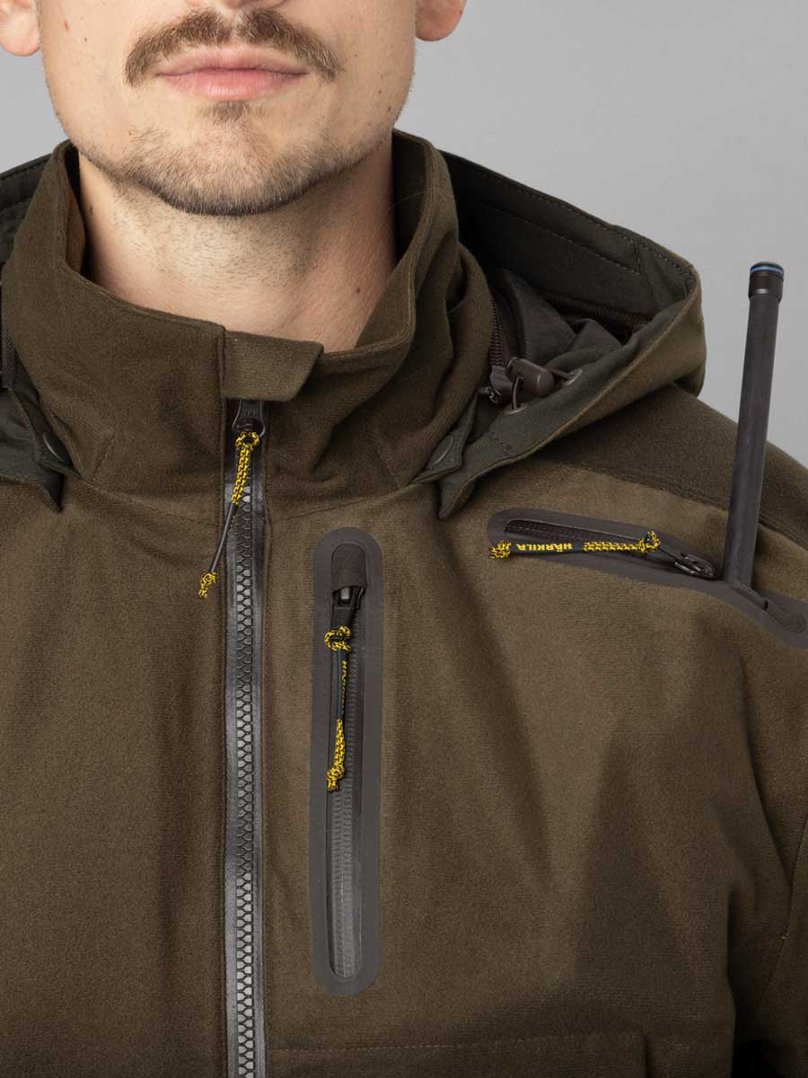 HARKILA Forest Hunter GTX Jacket - Mens - Hunting Green/Shadow Brown Harkila