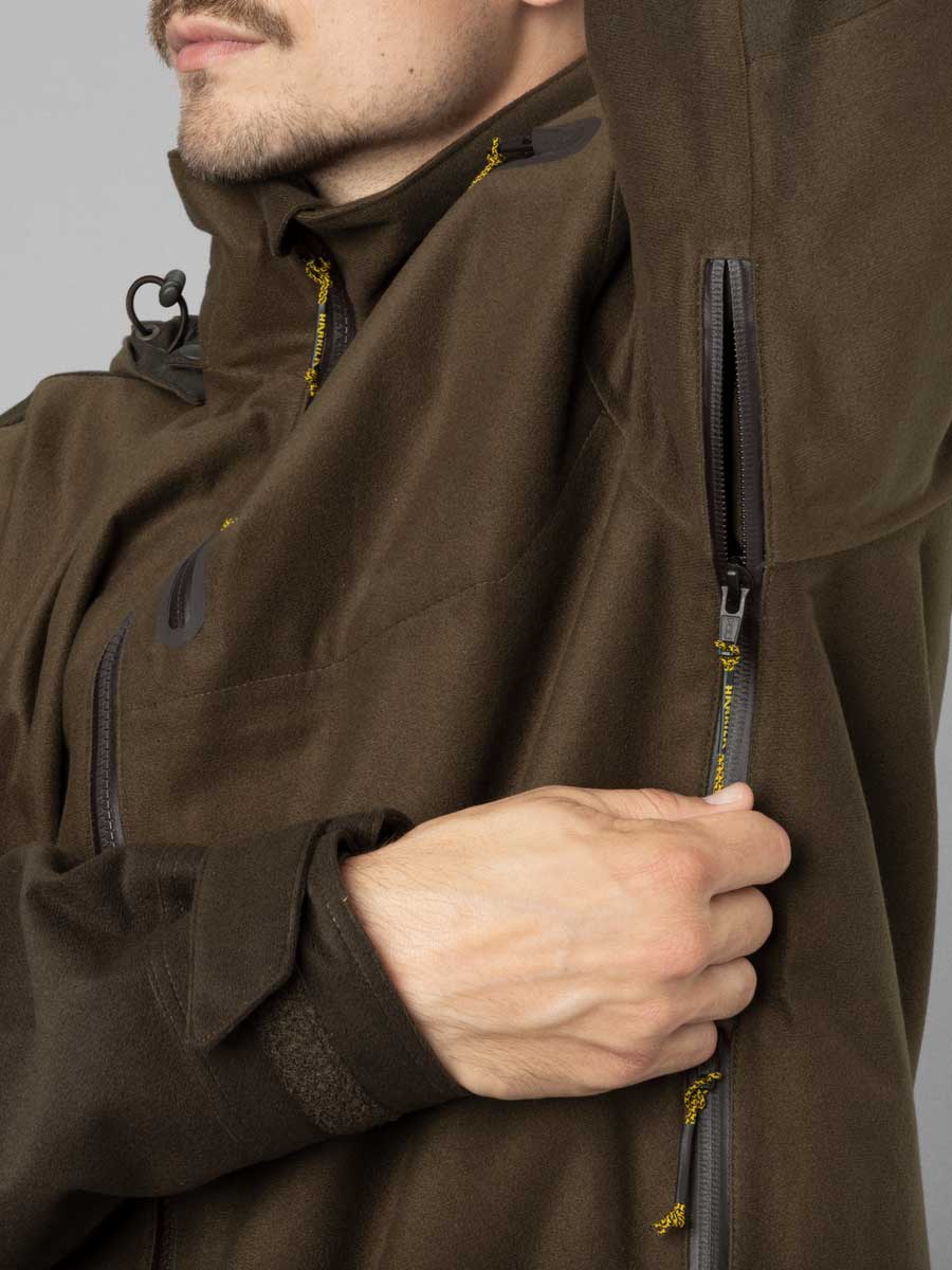 HARKILA Forest Hunter GTX Jacket - Mens - Hunting Green/Shadow Brown Harkila