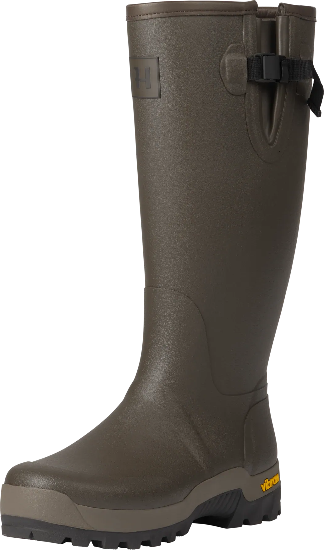 HARKILA Forester Gusset Wellington Boots - Dark Willow Green